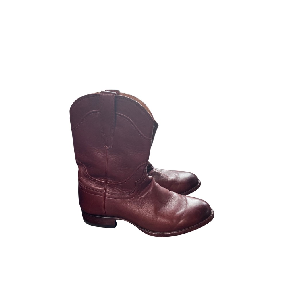 Tecovas The Earl Roper Calfskin Leather Western Cowboy Boots Round Toe 9.5 EE - Picture 2 of 9